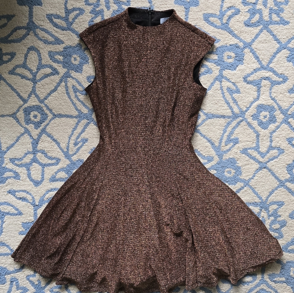 XS Metallic Mini Dress